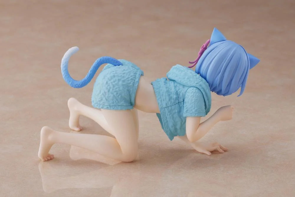 Re:Zero Figure Starting Life in Another World Desktop Cute Rem (Cat Roomwear Ver.) фигурка