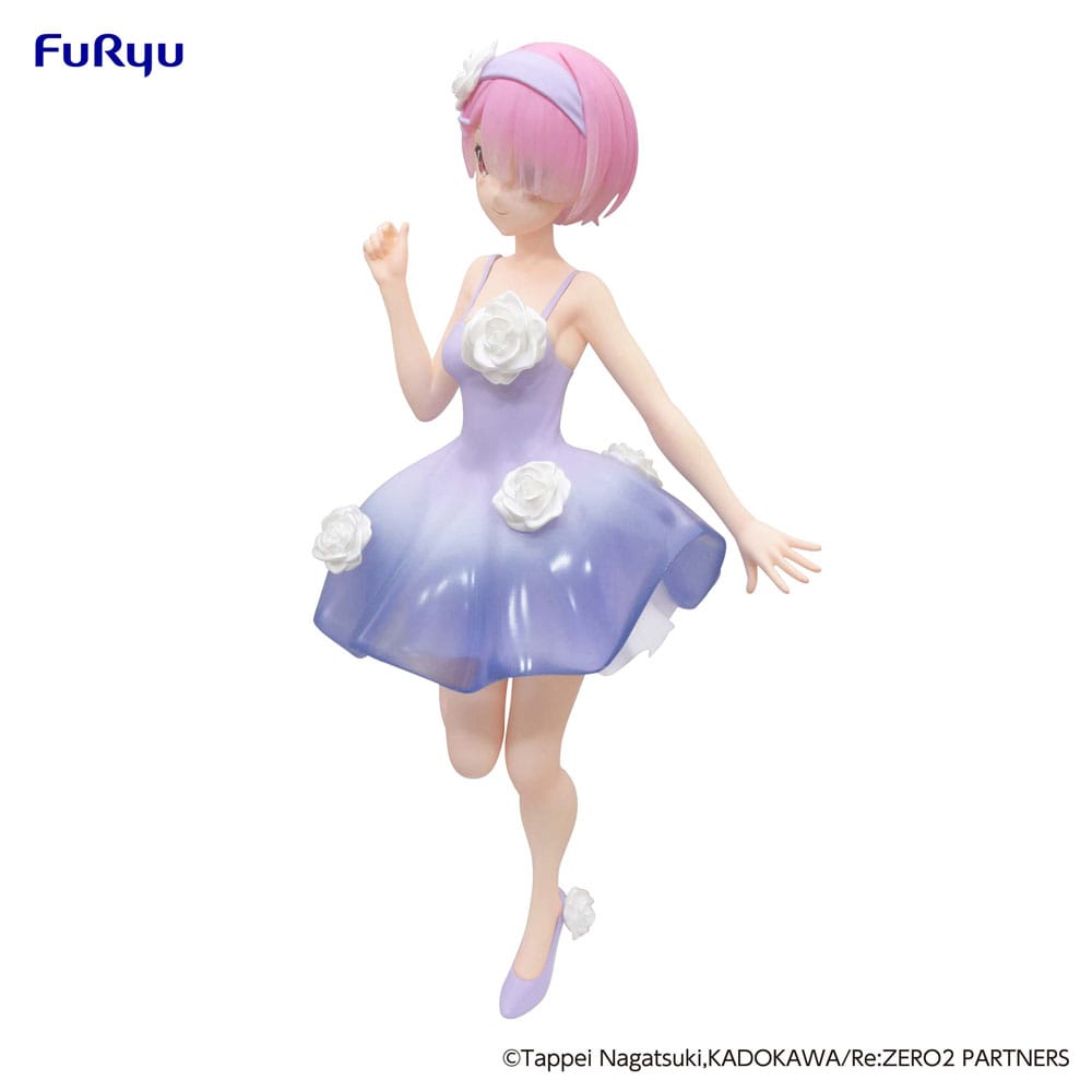 Re:Zero Trio-Try-iT PVC Statue Ram Flower Dress 21cm