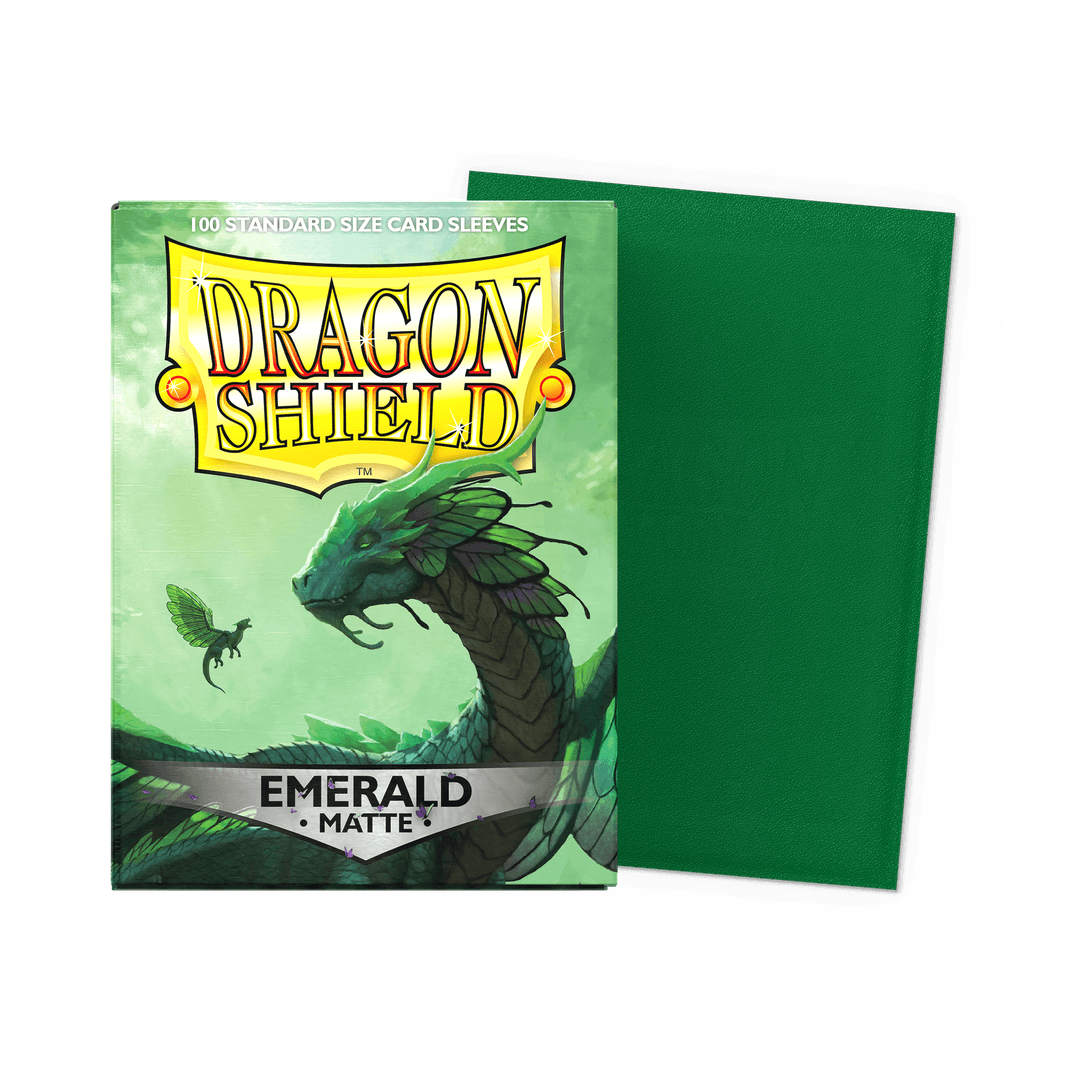 Emerald - 100 Matte Sleeves - Standard Size