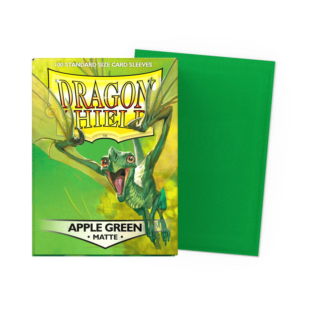 Apple Green - 100 Matte Sleeves - Standard Size