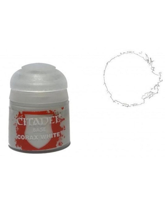 Warhammer 40k Citadel Base Paint: Corax White 12ml