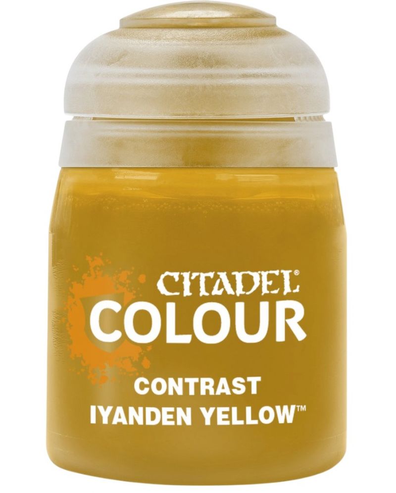 Warhammer 40k Citadel Contrast Paint: Iyanden Yellow 18ml
