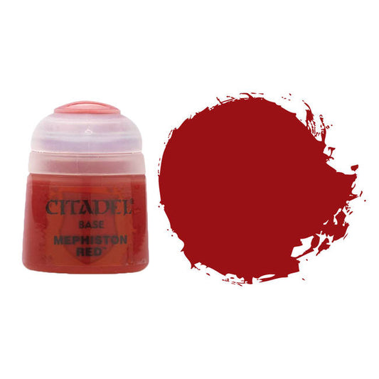 Warhammer 40k Citadel Base Paint: Mephiston Red 12ml