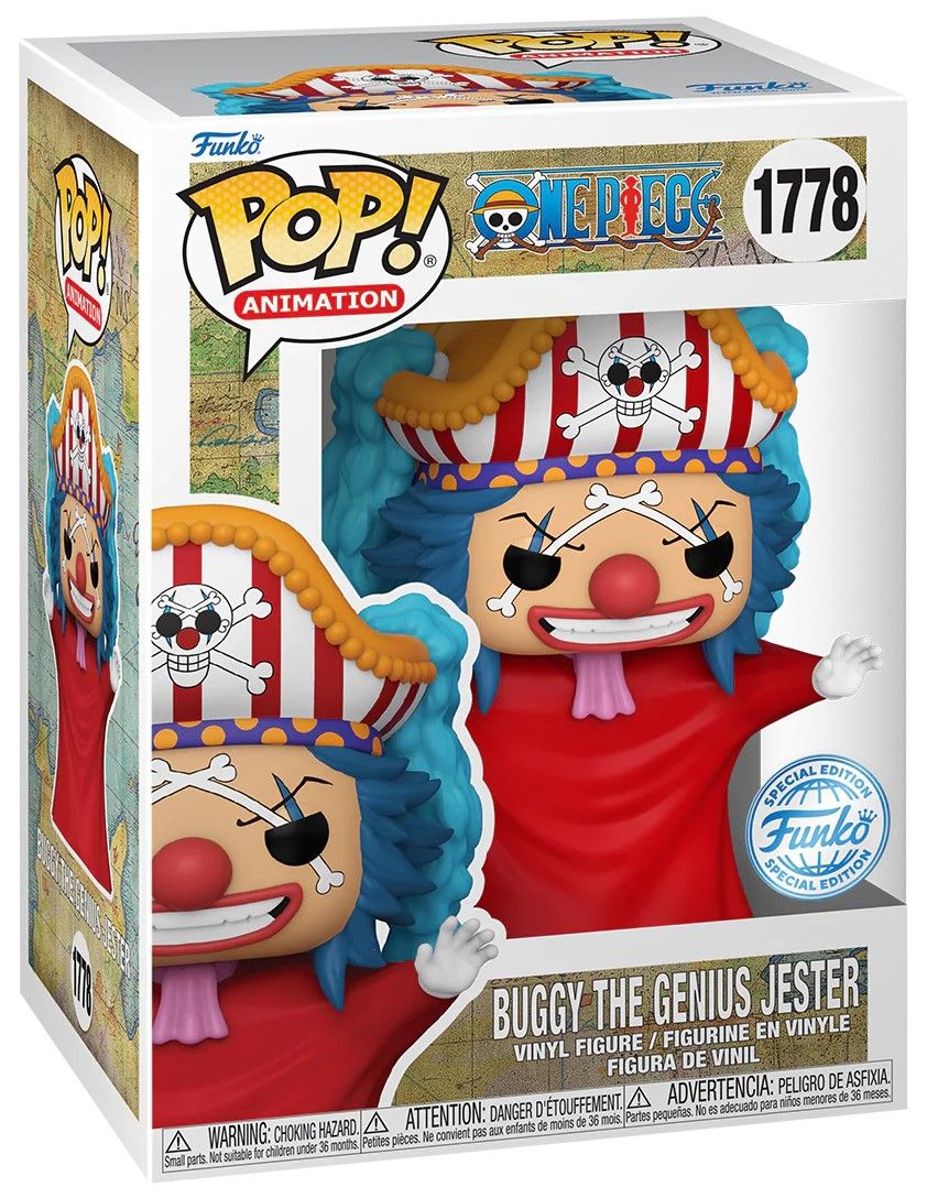 Funko POP! Animation: One Piece - Buggy the Genius Jester #1778 фигурка