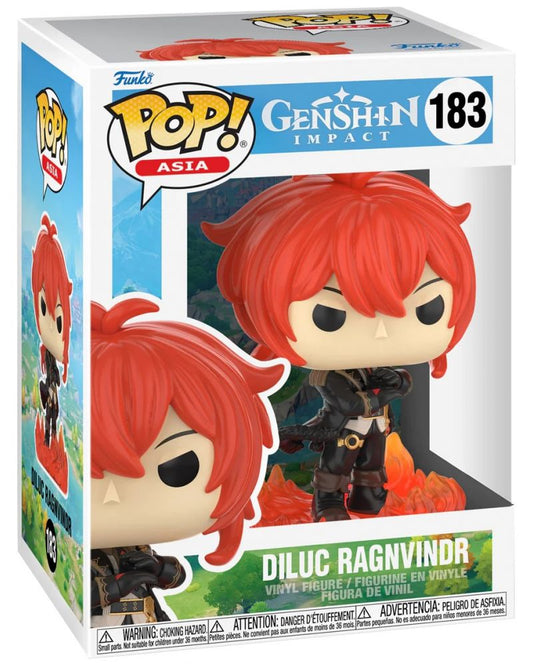 Funko POP! Asia Figure: Genshin Impact - Diluc Ragnvindr #183 фигурка