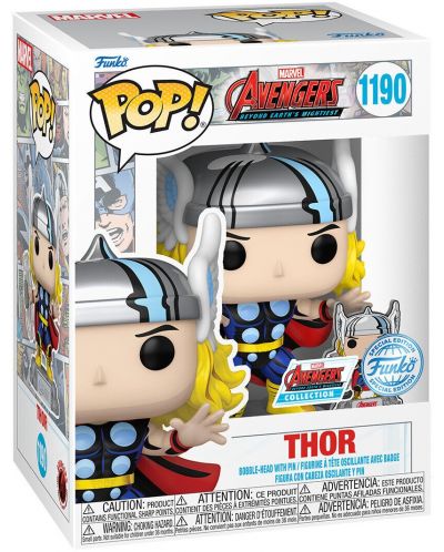 Funko POP! Marvel Figure: Avengers - Thor (with Pin) (Special Edition) #1190 фигурка