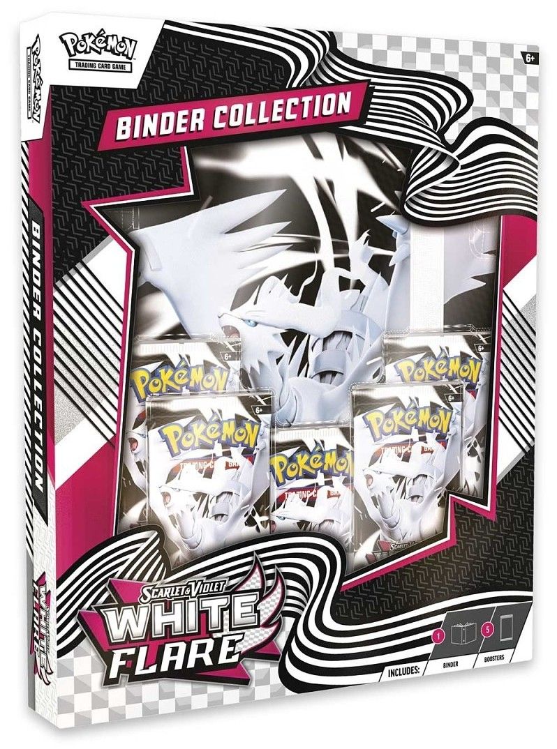 Pokеmon TCG: Scarlet & Violet 10.5 White Flare Binder Collection