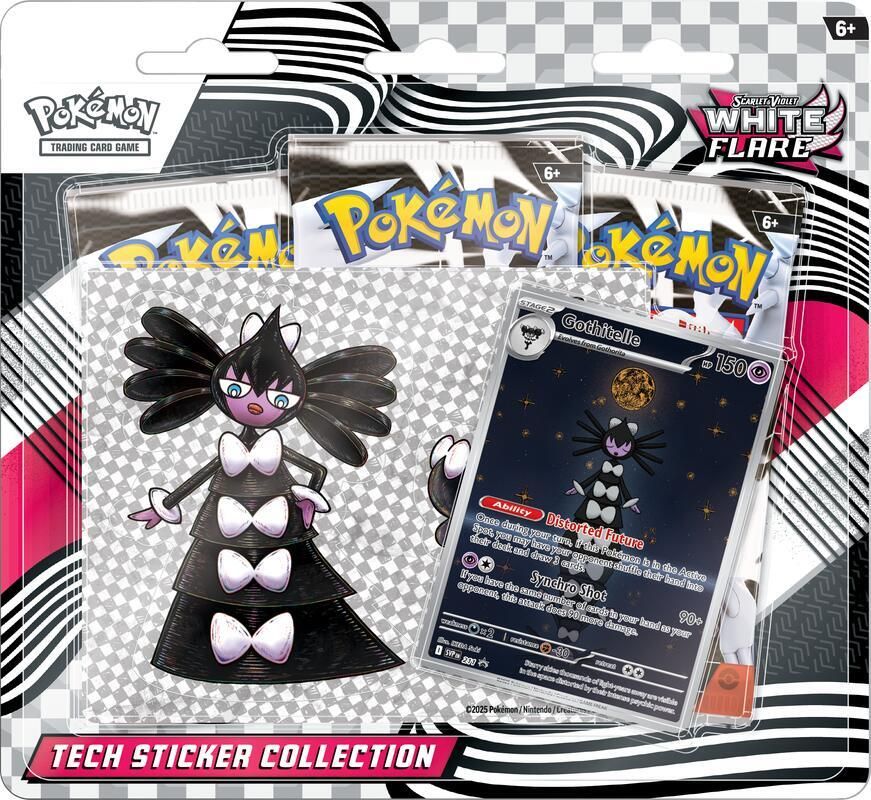 Pokemon TCG: Scarlet & Violet 10.5 White Flare Tech Sticker Collection
