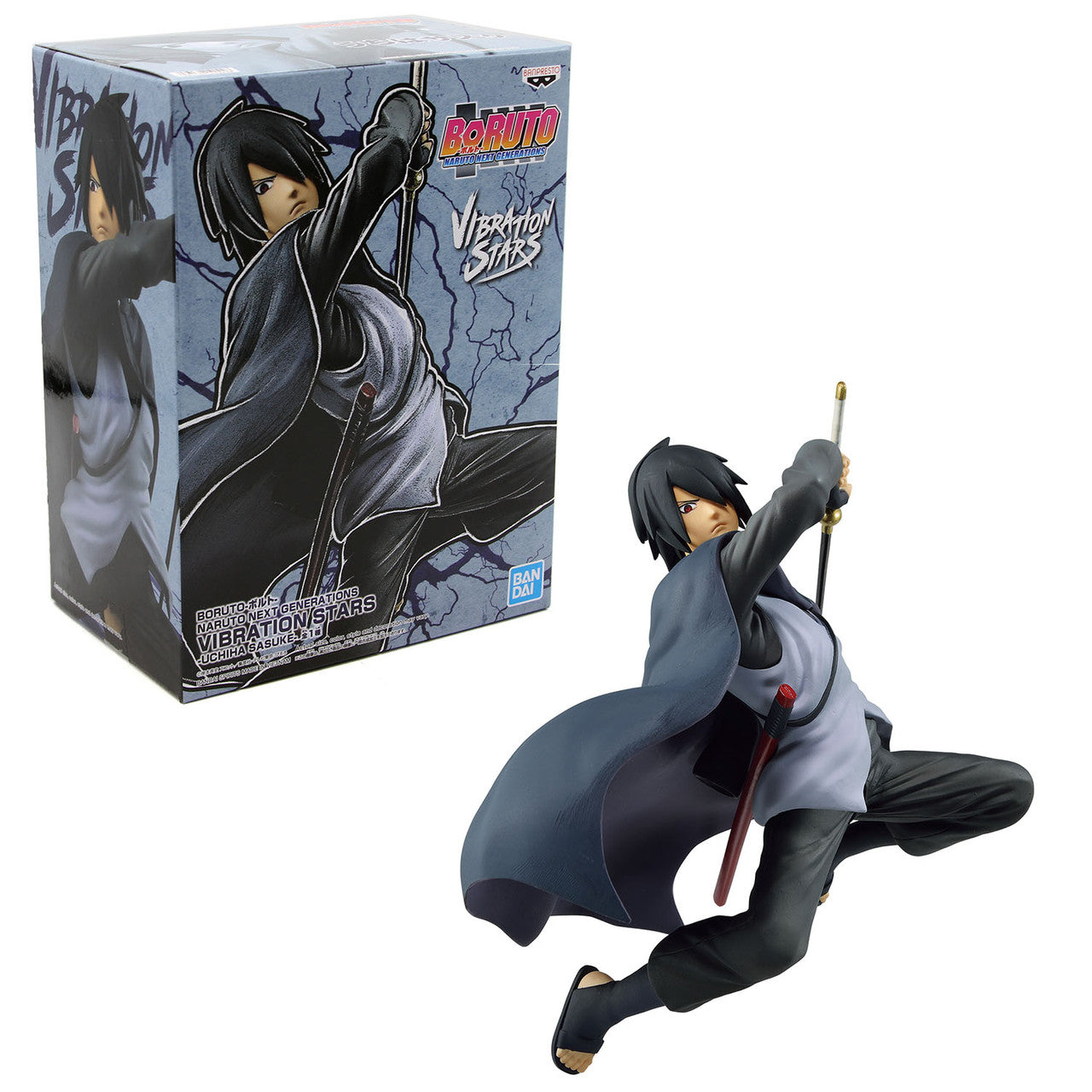 Banpresto - Boruto Naruto Next Generations - Vibration Stars - Uchiha Sasuke Statue