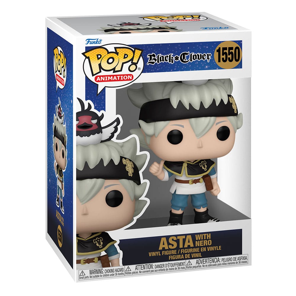 Фигурка Funko POP! Animation Figure: Black Clover - Asta with Nero #1550