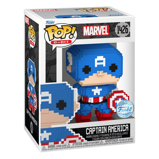 Фигурка Marvel POP! 8-Bit Vinyl Figure Captain America 9 cm #1426