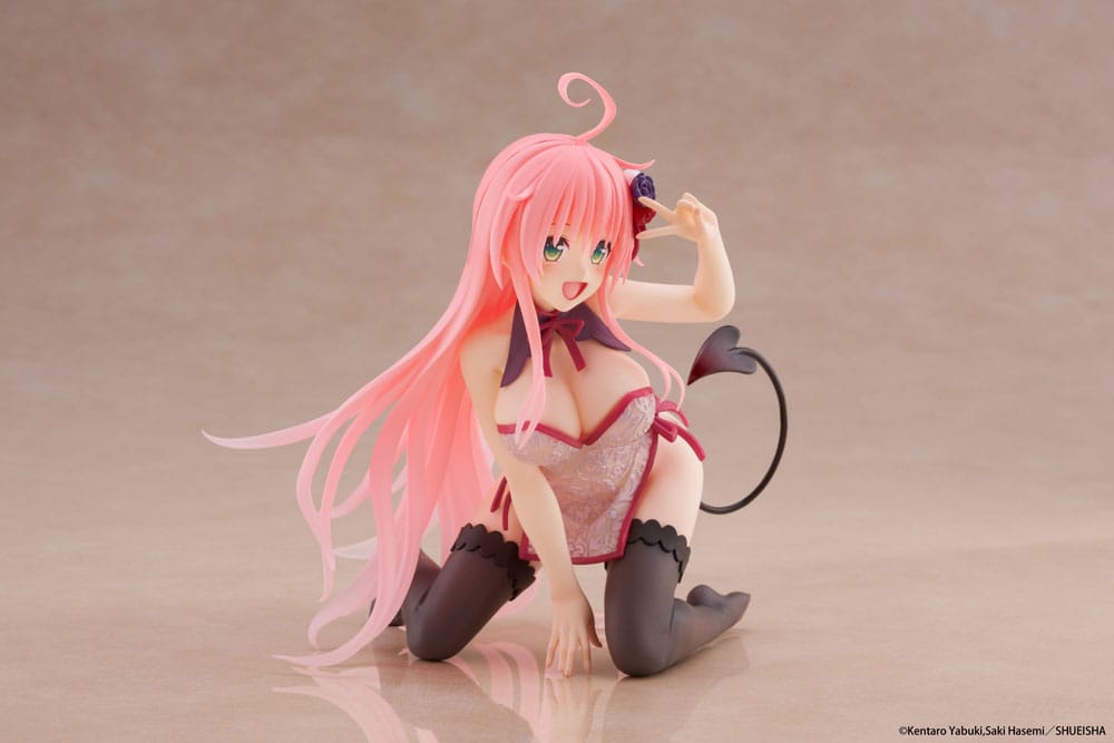 To Love-Ru Darkness PVC Statue Desktop Cute Lala Chinese Dress Ver. 13 cm Фигурка