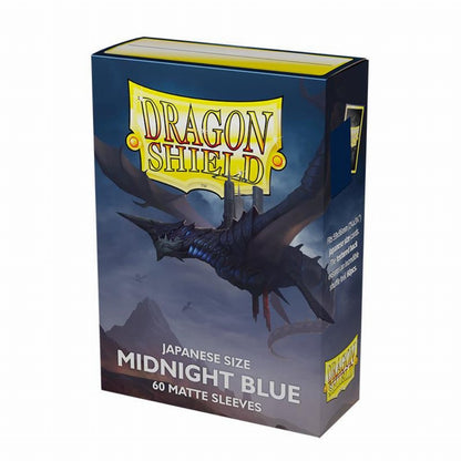Dragon Shield Japanese size Matte Sleeves - Midnight Blue (60 Sleeves)