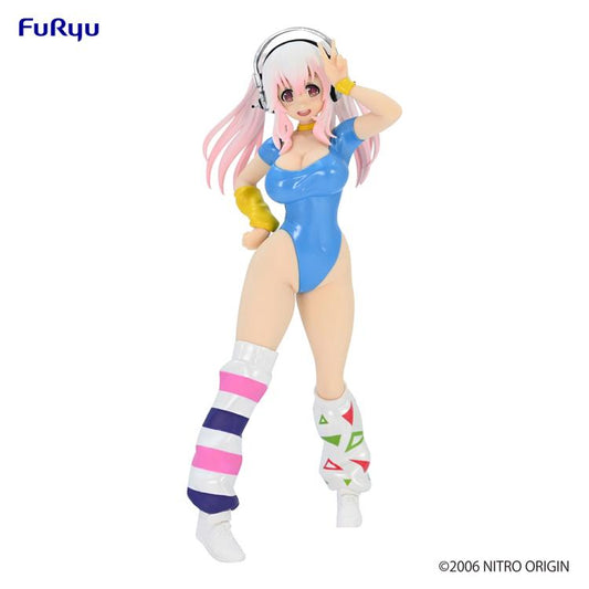 Nitroplus Super Sonico (1980's Blue Another Color Ver.) Concept фигурка 18cm