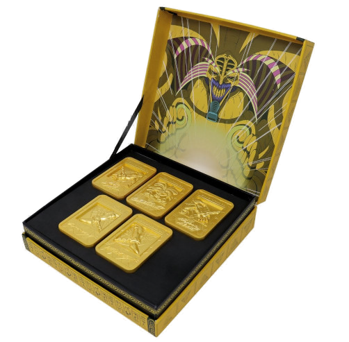 Exodia the Forbidden One 24k Gold Plated Ingot Set