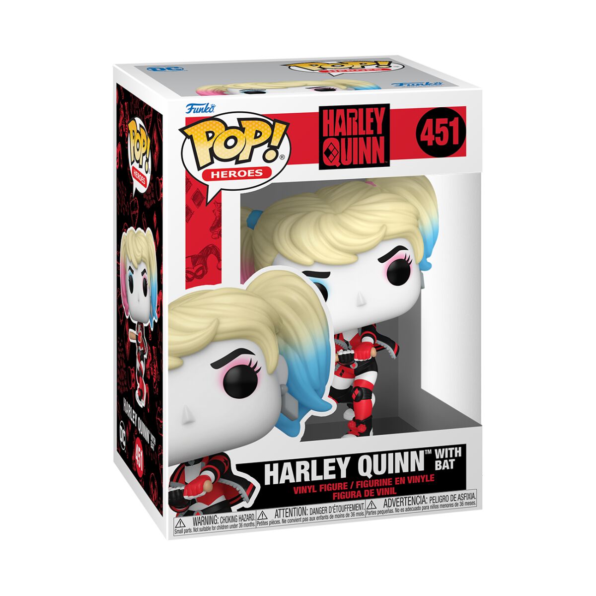 Funko POP! Heroes - Harley Quinn With Bat #451