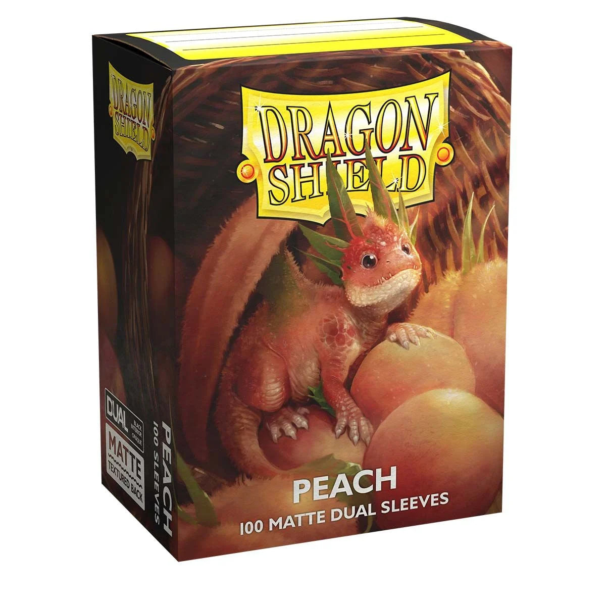 Dragon Shield Standard Matte Dual Sleeves - Peach Piip (100 Sleeves)