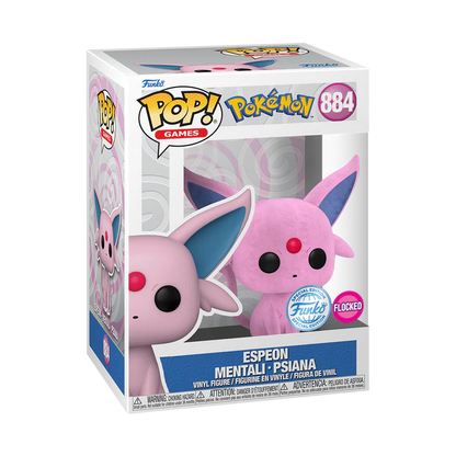 Funko POP! Games: Pokemon- Espeon (Flocked) #884 Фигурка