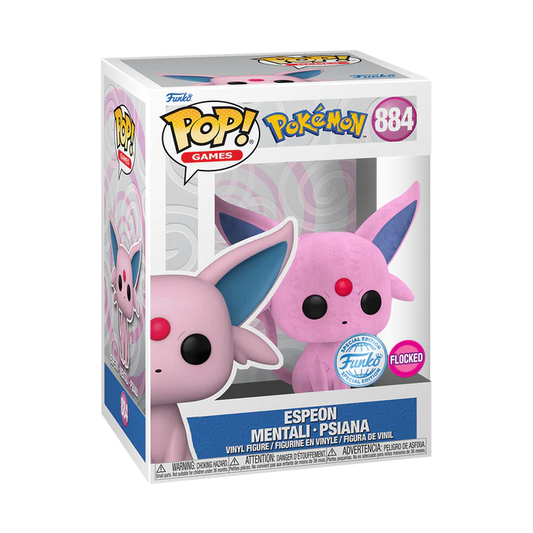 Funko POP! Games: Pokemon- Espeon (Flocked) #884 Фигурка