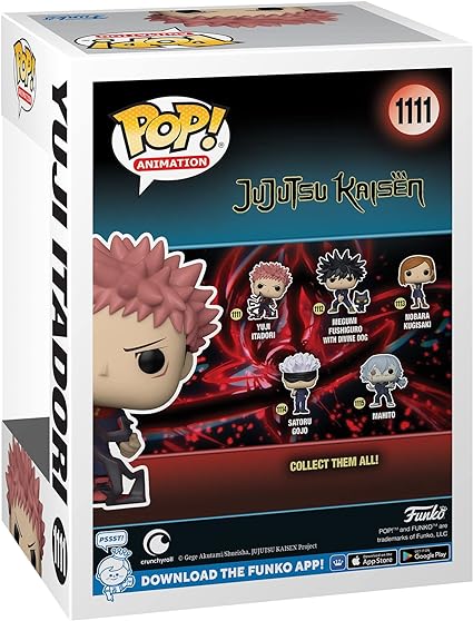 Funko Pop! Animation: Jujutsu Kaisen - Itadori, Multicolor (Black Flash) Колекционерска фигурка #1111