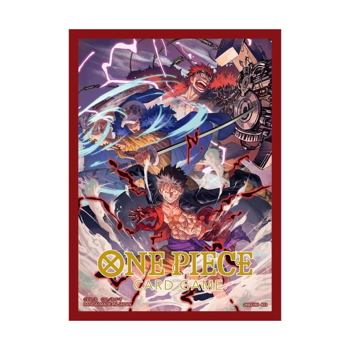 One Piece Card Game - Official Sleeve The Three Captains Sleeves (70 Sleeves)