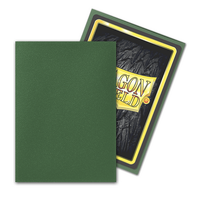 Dragon Shield Standard size Matte Sleeves - Forest Green (100 Sleeves)