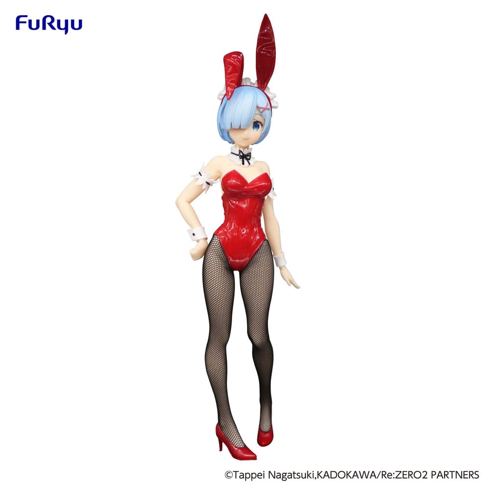 Re:Zero BiCute Bunnies PVC Statue Rem Red Color ver. 29 cm