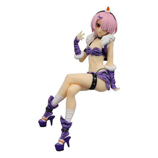 Re:Zero Noodle Stopper PVC Statue Ram Demon Costume Another Colour Ver. 16cm