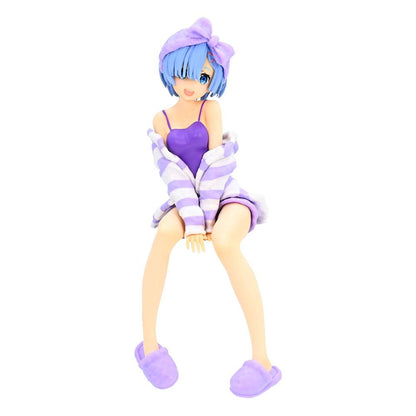 Re:Zero Noodle Stopper PVC Statue Rem Room Wear Purple Color Ver. 14 cm