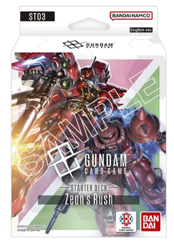 Gundam TCG - Starter Deck Zeon's Rush [ST03]