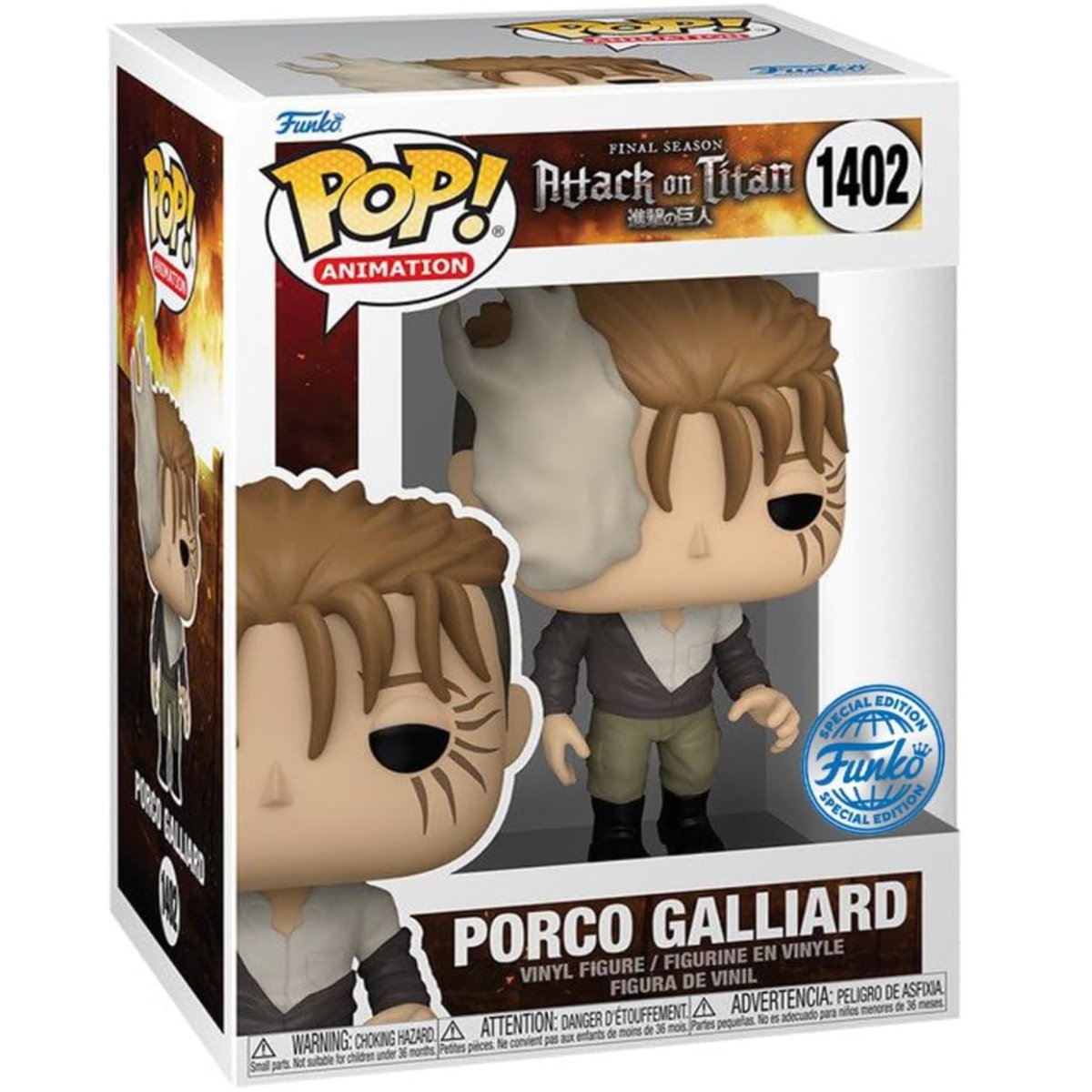 Funko Pop! Attack on Titan - Porco Galliard (Special Edition) #1402