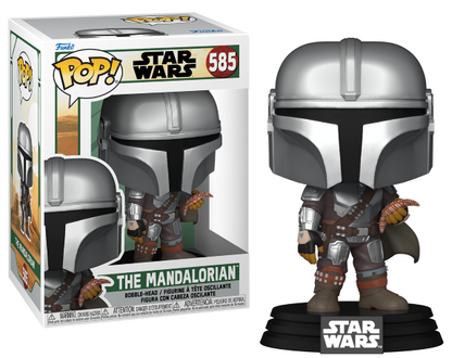 Funko Pop! Star Wars: The Book of Boba Fett - The Mandalorian with Pouch