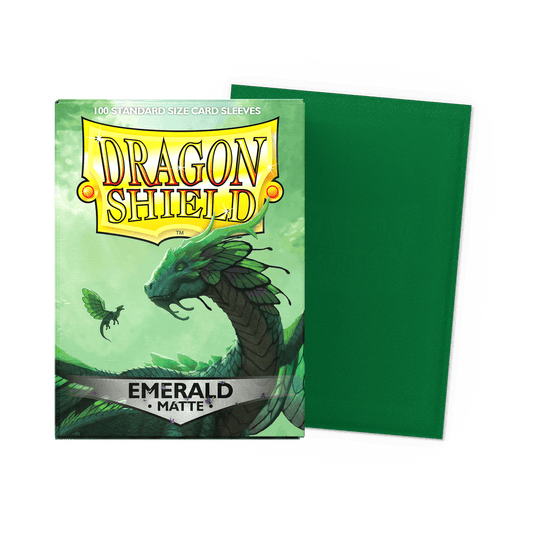 Emerald - 100 Matte Sleeves - Standard Size