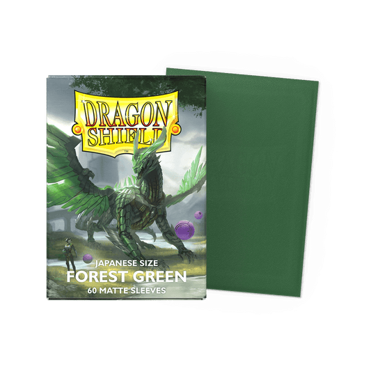 Forest Green - 60 Matte Sleeves - Japanese Size