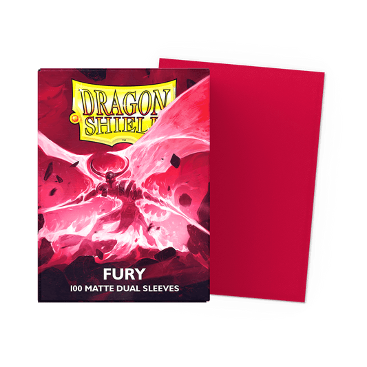 Fury - 100 Matte Dual Sleeves - Standard Size