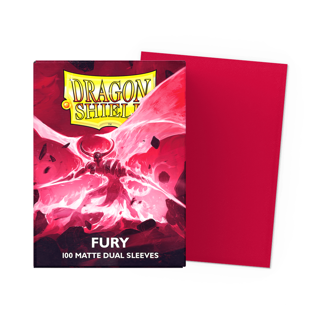 Fury - 100 Matte Dual Sleeves - Standard Size