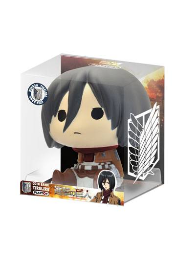 Attack on Titan Chibi Bust Bank Mikasa 16 cm