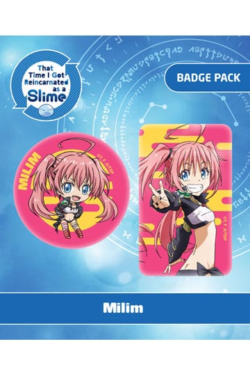 That Time I Got Reincarnated as a Slime Pin Badges 2-Pack Milim