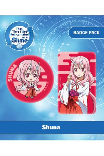 That Time I Got Reincarnated as a Slime Pin Badges 2-Pack Shuna