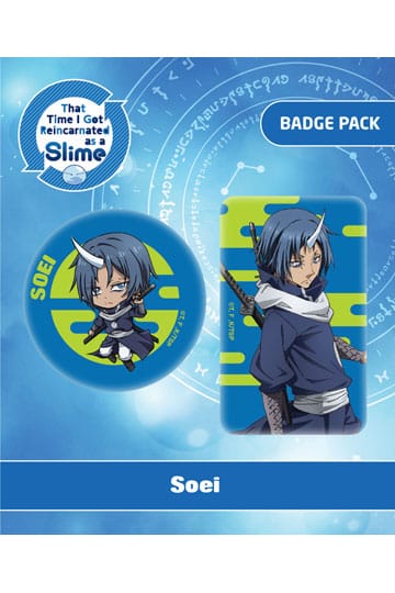 That Time I Got Reincarnated as a Slime Pin Badges 2-Pack Soei