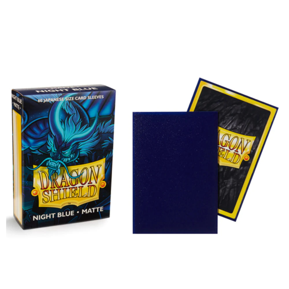 Dragon Shield Japanese Art Matte Sleeves - Night Blue Delphion (60 Sleeves)