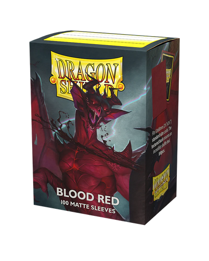 Dragon Shield Standard Matte Sleeves - Blood Red 'Simurag' (100 Sleeves)