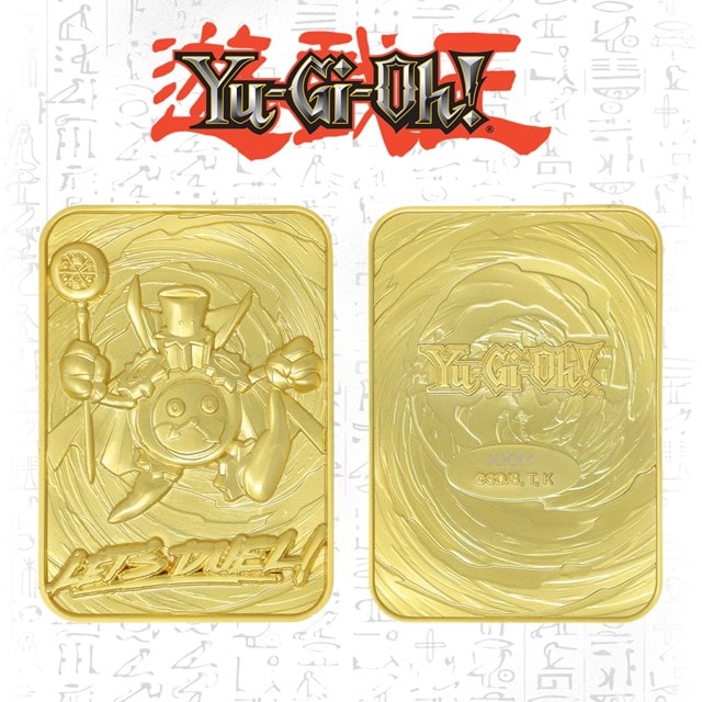 Yu-Gi-Oh! Limited Edition 24K Gold Plated Collectible Time Wizard
