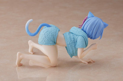 Re:Zero Starting Life in Another World Desktop Cute Rem (Cat Roomwear Ver.) фигурка