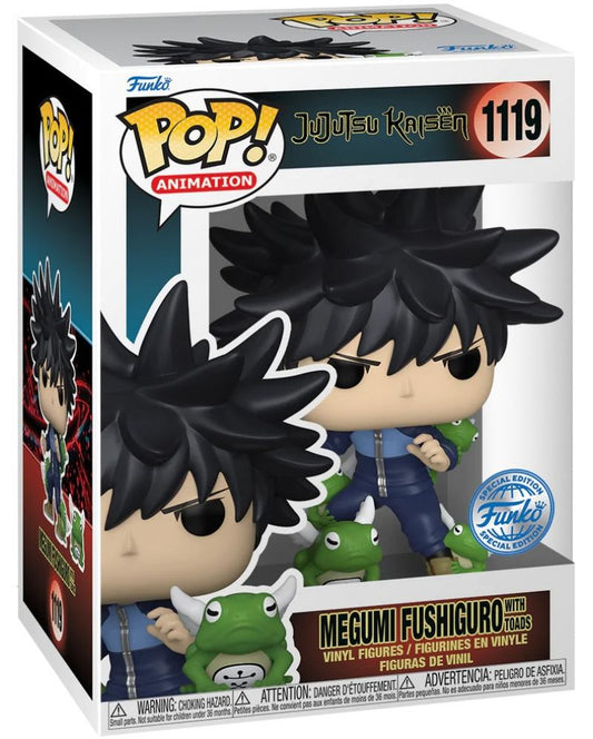 Funko POP! Animation: Jujutsu Kaisen - Megumi Fushiguro with Toads (Special Edition) #1119