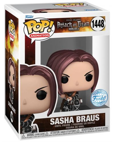 Funko POP! Animation Figure: Attack on Titan - Sasha Braus (Metallic) (Special Edition) #1448 фигурка