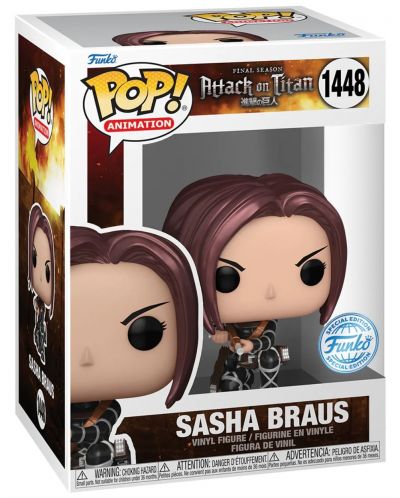 Funko POP! Animation: Attack on Titan - Sasha Braus (Metallic) (Special Edition) #1448 фигурка