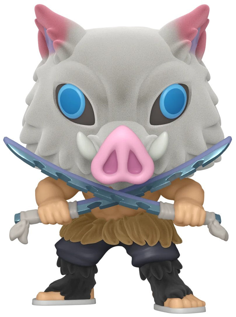 Funko POP! Animation: Demon Slayer - Inosuke Hashibira (Flocked) (Special Edition) #870