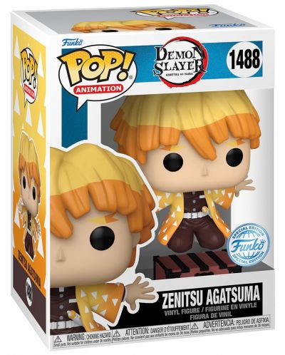 Funko POP! Animation: Demon Slayer - Zenitsu Agatsuma (Special Edition) #1488 фигурка