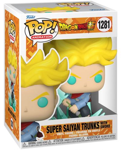 Funko POP! Animation: Dragon Ball Super - Super Saiyan Trunks with Sword #1281 фигурка